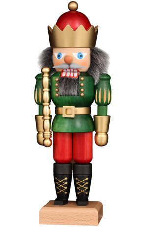 Christian Ulbricht Nutcracker - Red and Green King 11"