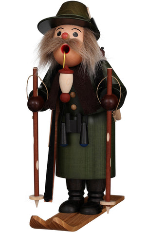 Christian Ulbricht Incense Burner/ Smoker - Ranger on Skis - 10.5"H