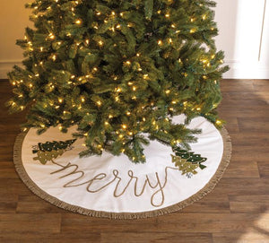 Velvet Applique Tree Skirt