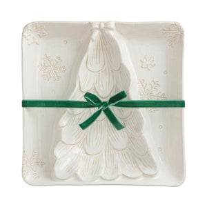 White Christmas Tree Section Server