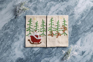 Santa Applique Towel