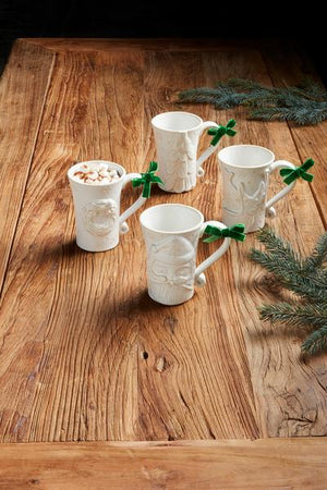 White Christmas Mugs - Choose From 4 Different Styles