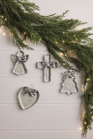 Chunky Glass Ornament - Choice of 3 Styles