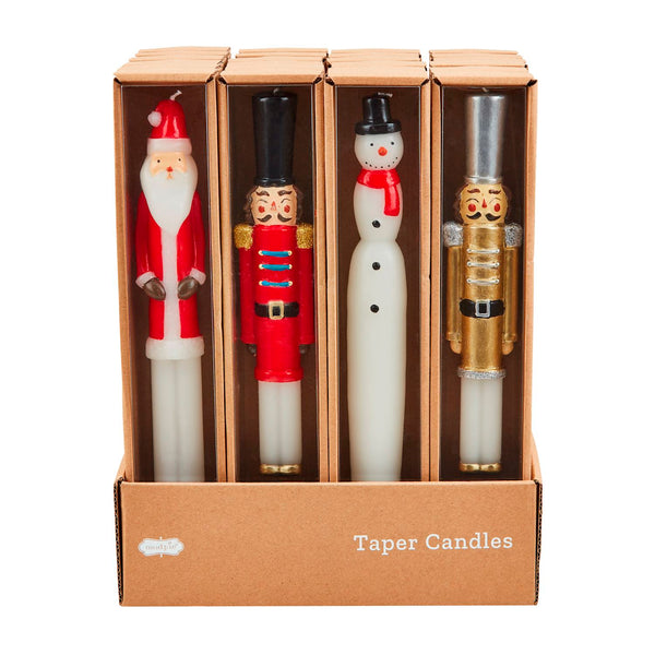 Christmas Figural Taper Candle - Choice of 4 Styles