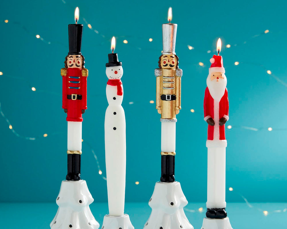 Christmas Figural Taper Candle - Choice of 4 Styles