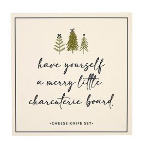 Merry Little Christmas Charcuterie Cheese Knives