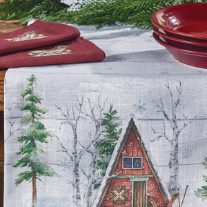 Snowflake Lodge Runner 36"L