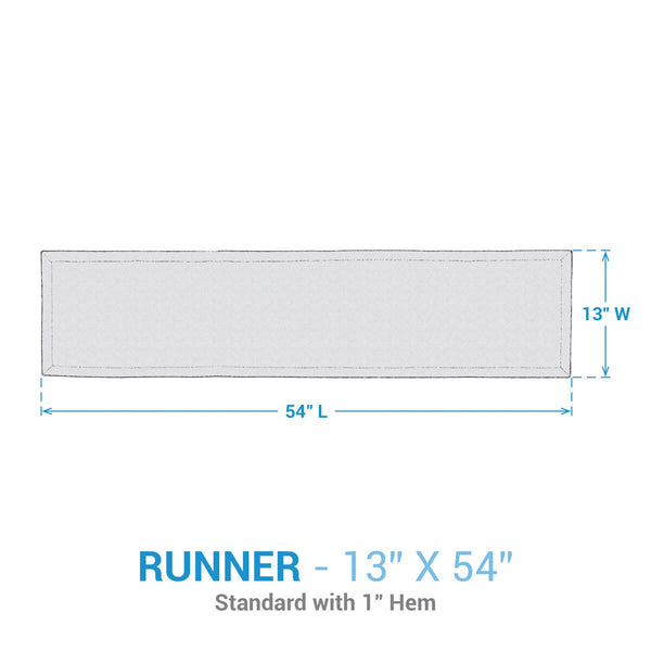 Woodland Winter Table Runner 54"L
