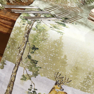 Woodland Winter Table Runner 54"L