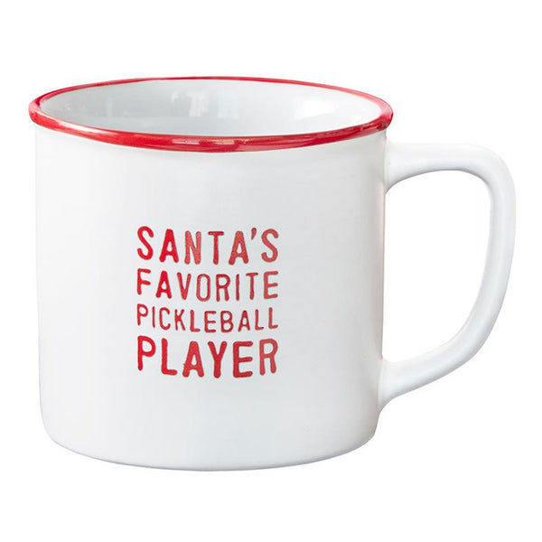 Pickleball Ceramic Mug - Santa's Favorite Pickleball Player