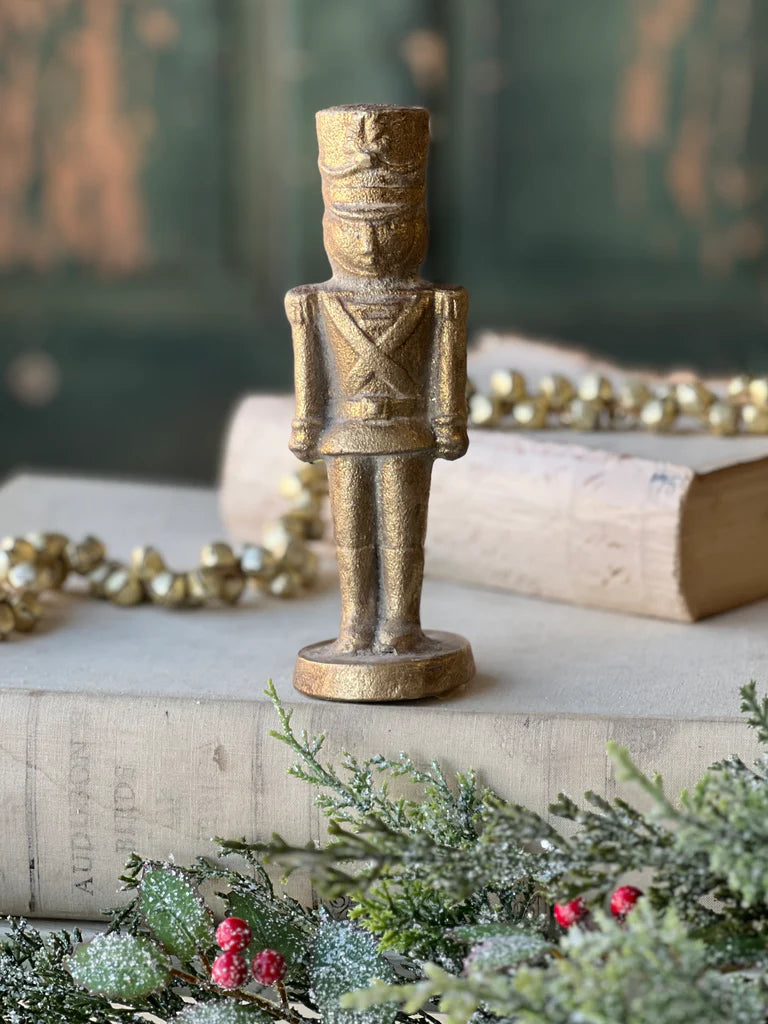 Noble Nutcracker Candlestick  7" - Choose From 2 Different Finishes