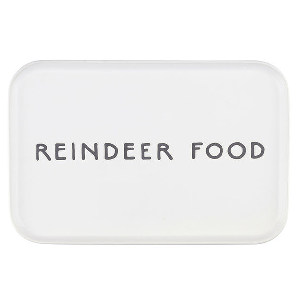 Reindeer Food Ceramic Serving Platter