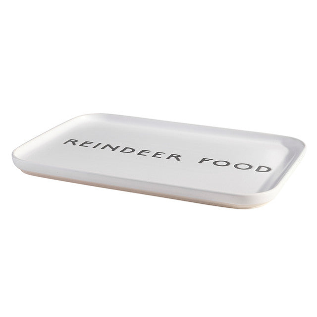 Reindeer Food Ceramic Serving Platter