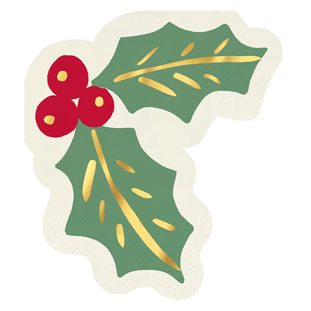 Cocktail Napkins - Holly