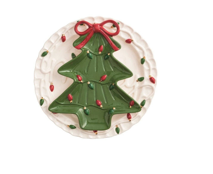 Merry & Tree Platter Set