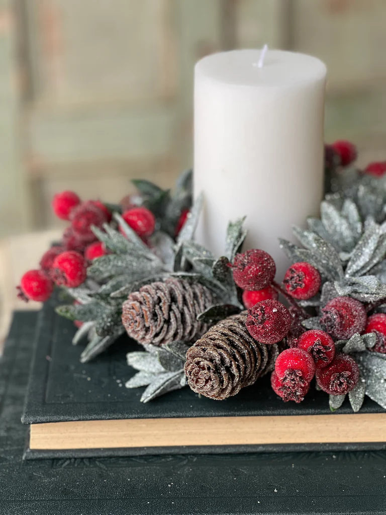 Sugar Laurel Wreath/ Candle Ring