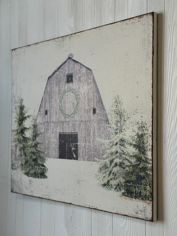 Snowy Day Quiet Place Print | 36" X 28"