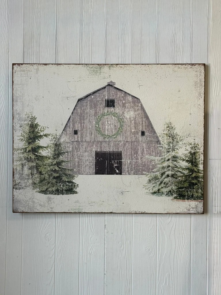 Snowy Day Quiet Place Print | 36" X 28"