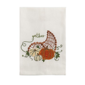 Thanksgiving Velvet Applique Towel - Choose From 3 Varieties