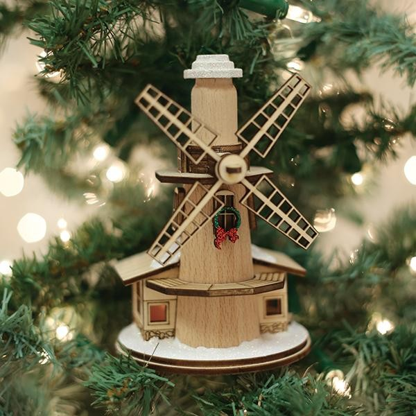 Windmill Ginger Cottages Ornament