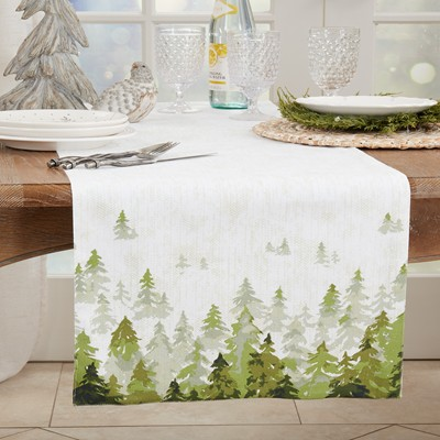 Pine Trees Runner 16"X72" Oblong