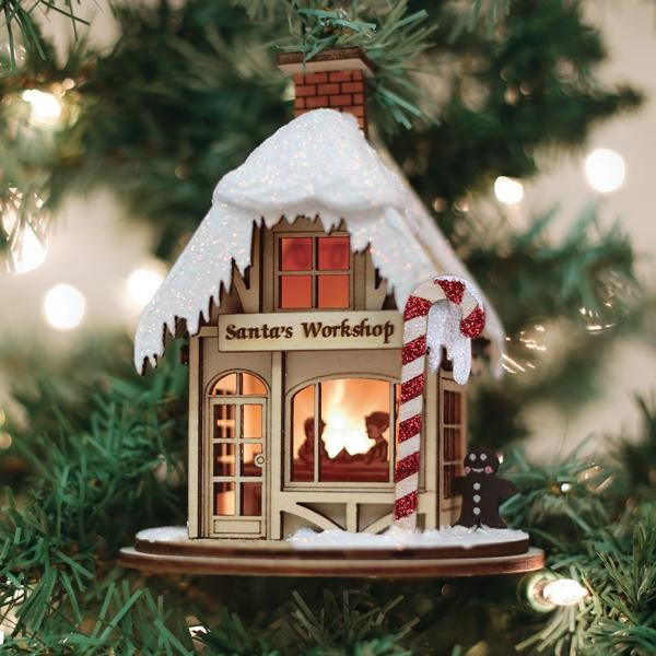Santa's Workshop Ginger Cottages Ornament