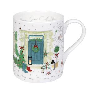 Holly & Berry Home for Christmas Mug