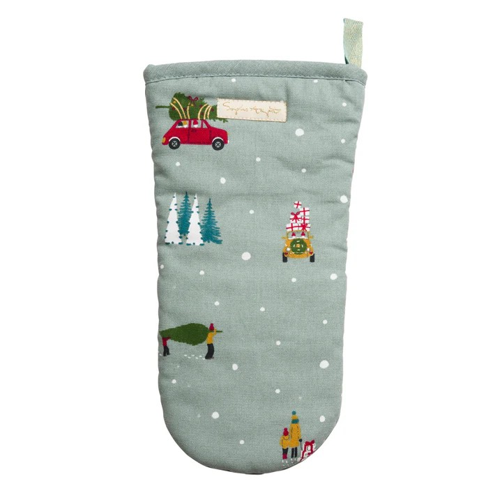 Home for Christmas Oven Mitt