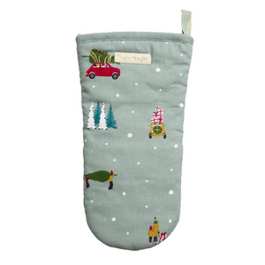 Home for Christmas Oven Mitt