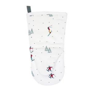 Skiing Oven Mitt