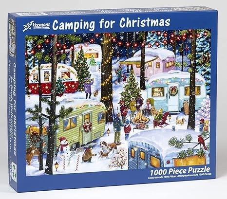 Camping for Christmas Jigsaw Puzzle 1000 Piece