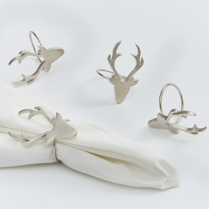 Silver Deer Napkin Ring