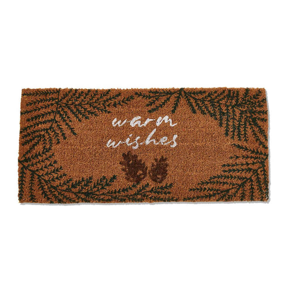 Warm Wishes Pine Cone Estate Coir Mat