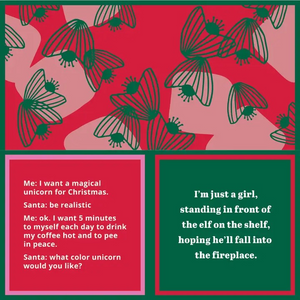 Cocktail Napkin Christmas Elf On Shelf