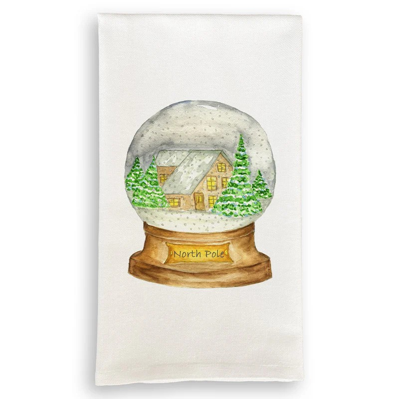 Colorado Snowglobe Dish Towel