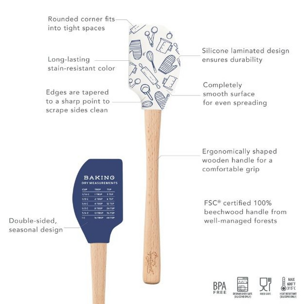 Spatulart Lg Baking Conversion Spatula