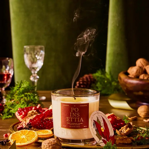 Rewined Poinsettia Candle 6 oz