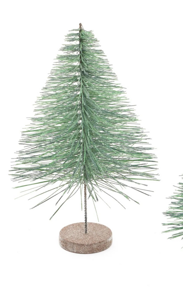 Bottle Brush Glittery Tree