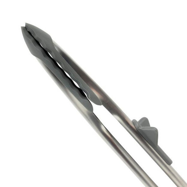 Tip Top Tongs Silicone - Charcoal 13"