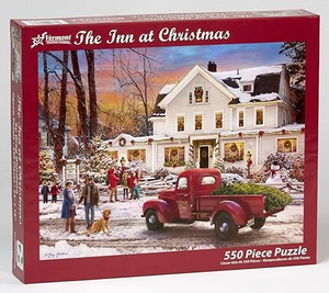 Vermont Christmas Company The Inn at Christmas Jigsaw Puzzle 550 Piece