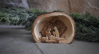 Arched Cave Nativity Grotto 2.75x2.75