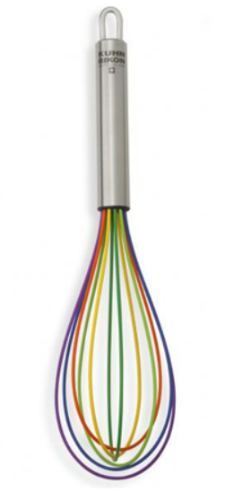 Silicone Rainbow Whisk 8"