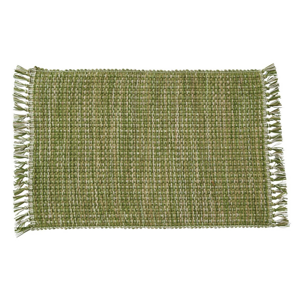 Basketweave Placemat- Evergreen