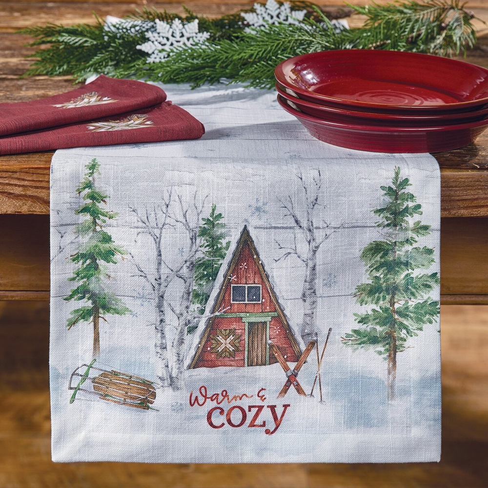 Snowflake Lodge Runner 36"L