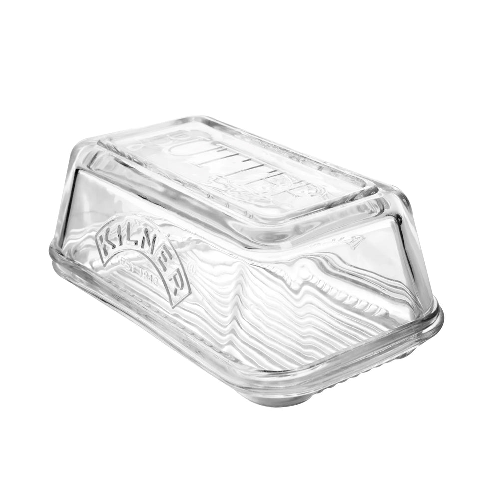 Glass Butter Dish and Lid Kilner