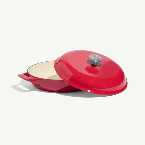 Enameled Cast Iron Braiser Made In (4 colors)