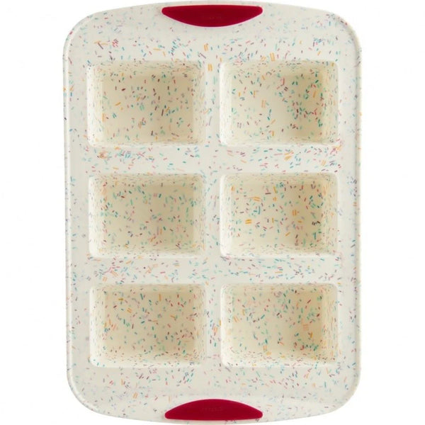 6 Count Mini Loaf Confetti Pan