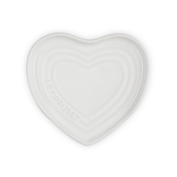 Le Creuset Heart Spoon Rest - White