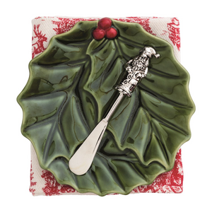 Holly & Toile Appetizer Set