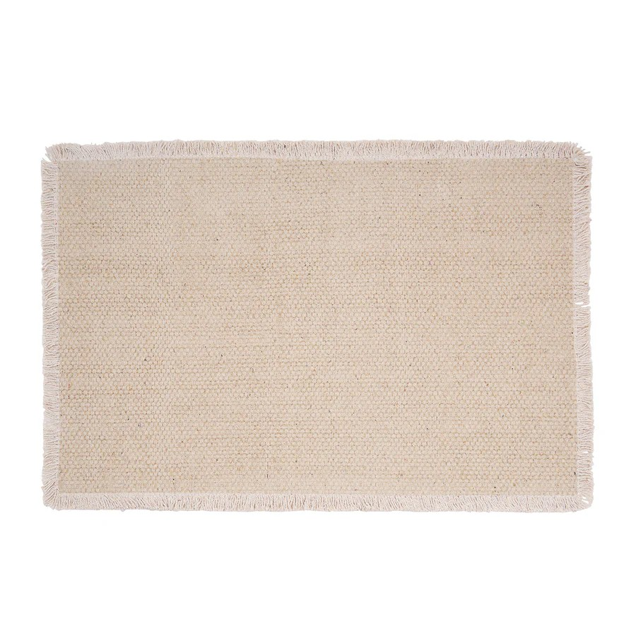 Fringed Table Linens - Sand Tan